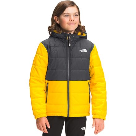The North Face - Reversible Mount Chimbo Full-Zip Hooded Jacket - Boys' - Lightning Yellow