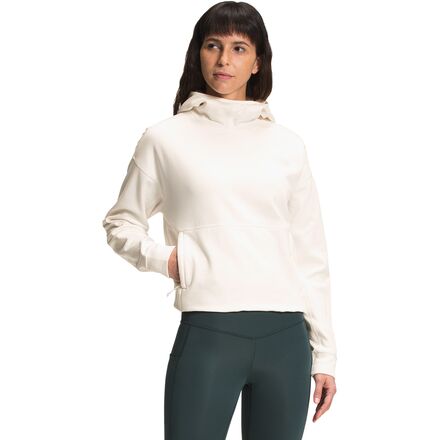 The North Face - Canyonlands Pullover Crop Hoodie - Women's - Gardenia White Heather