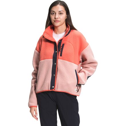 The North Face - Cragmont Fleece Jacket - Women's - Emberglow Orange/Rose Tan