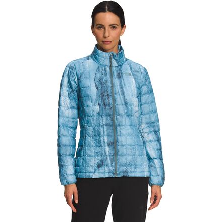 The North Face - Printed ThermoBall Eco Jacket - Women's - Beta Blue Granitic Rock Print