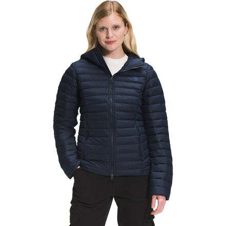 The North Face - Stretch Down Hooded Jacket - Women's - Aviator Navy