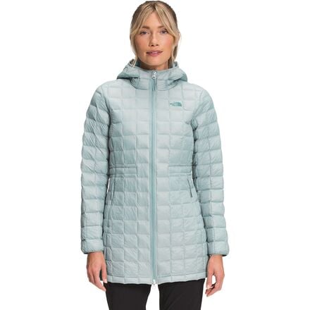 The North Face - ThermoBall Eco Insulated Parka - Women's - Silver Blue