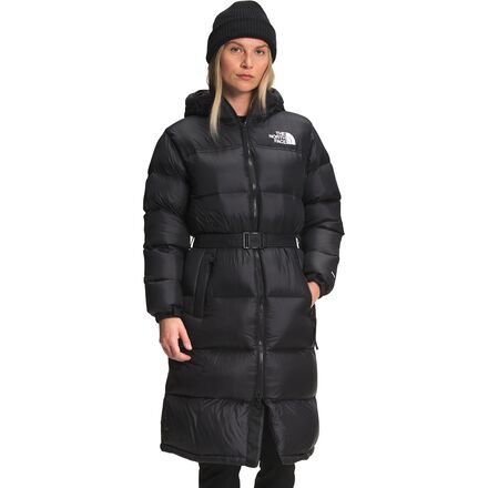 The North Face - Nuptse Belted Long Parka - Women's - TNF Black