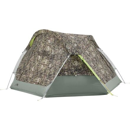 The North Face - Homestead Domey 3 Tent: 3-Person 3-Season - Rose Dawn Lichen LRG Print/Agave Green