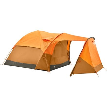 The North Face - Wawona 6 Tent: 6-Person 3-Season - Light Exuberance Orange/Timber Tan/New Taupe Green