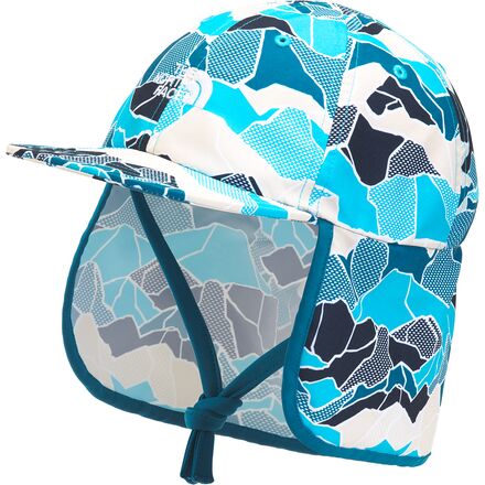 The North Face - Class V Sun Buster Hat - Toddlers' - Banff Blue Mountain Camo Print