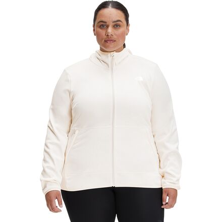 The North Face - Canyonlands Hooded Plus Jacket - Women's - Gardenia White Heather