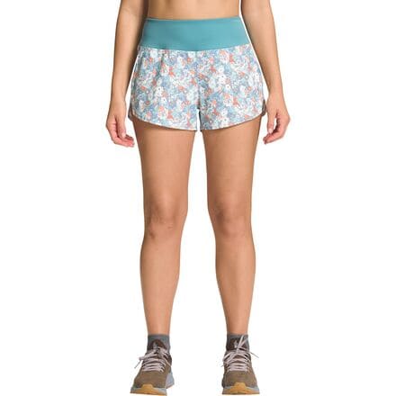 The North Face - EA Arque 3in Short - Women's - Reef Waters Wild Daisy Print