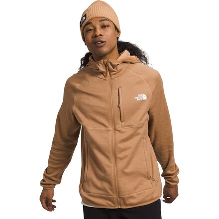 The North Face - Canyonlands Hooded Fleece Jacket - Men's - Almond Butter Heather