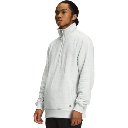 THE NORTH FACE Mens Elevation ¼ Zip Smoked Pearl XX-Large main image 1