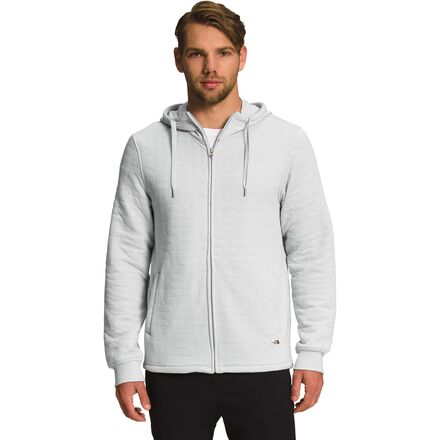 The North Face - Longs Peak Quilted Full-Zip Hooded Jacket - Men's - Tin Grey Heather