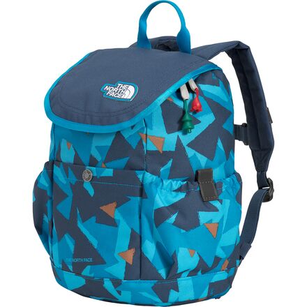 The North Face - Mini Explorer Backpack - Kids' - Acoustic Blue Triangle Camo Print/Acoustic Blue