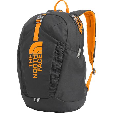 The North Face - Mini Recon Backpack - Kids' - Asphalt Grey/Cone Orange
