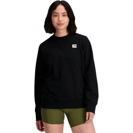 The North Face - Heritage Patch Crew - Women's - TNF Black/TNF White