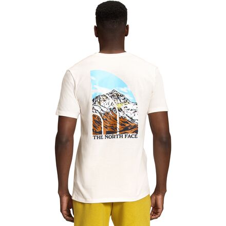 The North Face - Graphic Injection Short-Sleeve T-Shirt - Men's - Gardenia White/Atomizer Blue