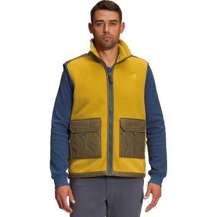 The North Face - Royal Arch Vest - Men's - Mineral Gold/Military Olive/Shady Blue