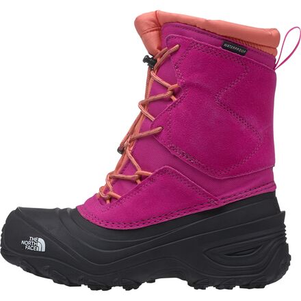 The North Face - Alpenglow V Waterproof Boot - Kids' - Fuschia Pink/Coral Sunrise