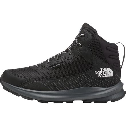 The North Face - Fastpack Mid Waterproof Hiking Boot - Kids' - TNF Black/TNF Black