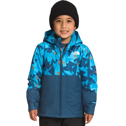 The North Face - Freedom Insulated Jacket - Toddler Boys' - Acoustic Blue Triangle Camo Print