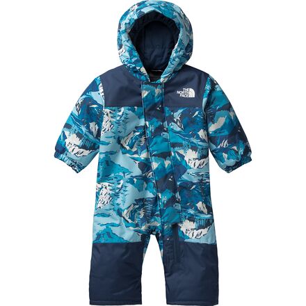 The North Face - Freedom Snowsuit - Infants' - Acoustic Blue Snow Peak Mountains Print