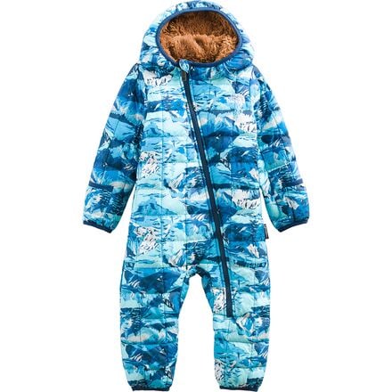 The North Face - ThermoBall Eco Bunting - Infant Boys' - Acoustic Blue Snow Peak Mountains Print