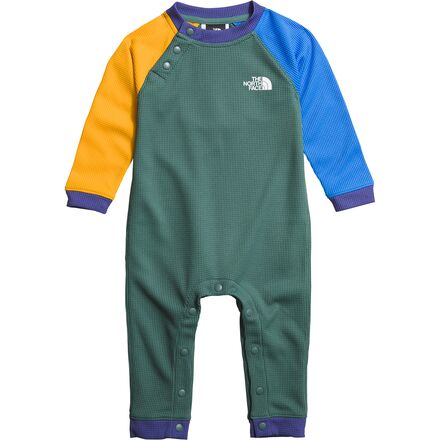 The North Face - Waffle Baselayer One-Piece - Infants' - Dark Sage