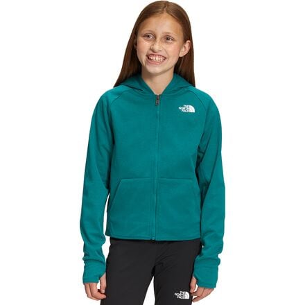 The North Face - Winter Warm Full-Zip Hoodie - Girls' - Harbor Blue