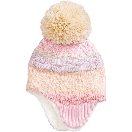 The North Face - Fair Isle Earflap Beanie - Infants' - Cameo Pink/Multi/Color