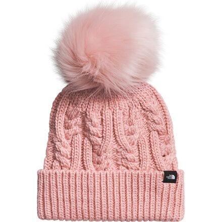 The North Face - Oh Mega Fur Pom Beanie - Kids' - Pink Moss