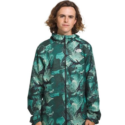 The North Face - Higher Run Jacket - Men's - Lichen Teal Camo Embroidery Print