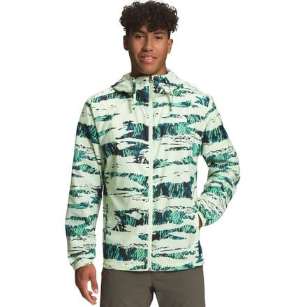 The North Face - Printed Cyclone Jacket 3 - Men's - Lime Cream Ravine Camo Print