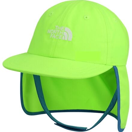 The North Face - Class V Sun Buster Hat - Infants' - Blue Moss/Safety Green