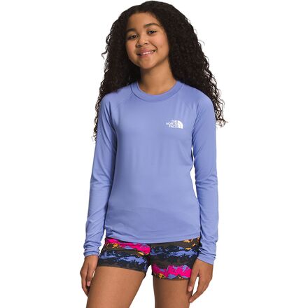 The North Face - Amphibious Long-Sleeve Sun T-Shirt - Girls' - Deep Periwinkle