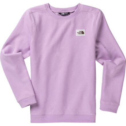 The North Face - Heritage Patch Crew Sweatshirt - Kids' - Lupine Heather