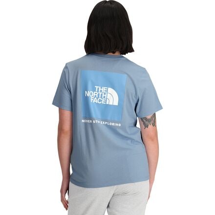 The North Face - Box NSE T-Shirt - Women's - Steel Blue