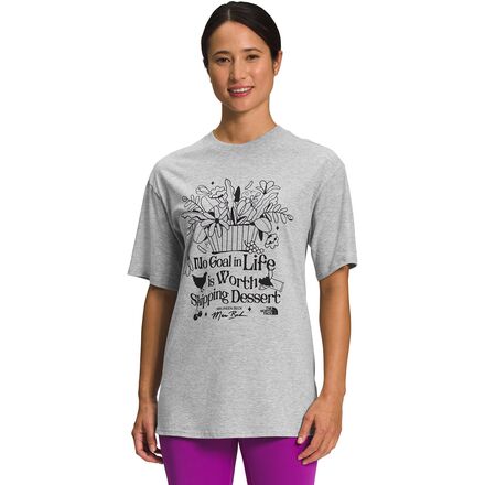 The North Face - IWD Oversized Graphic T-Shirt - Women's - TNF Light Grey Heather