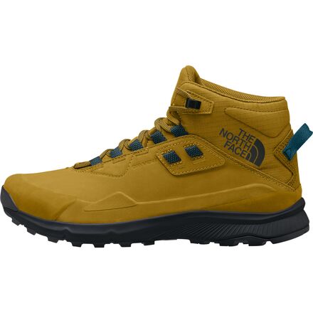 The North Face - Cragstone Leather Mid WP Hiking Shoe - Men's - Arrowwood Yellow/TNF Black