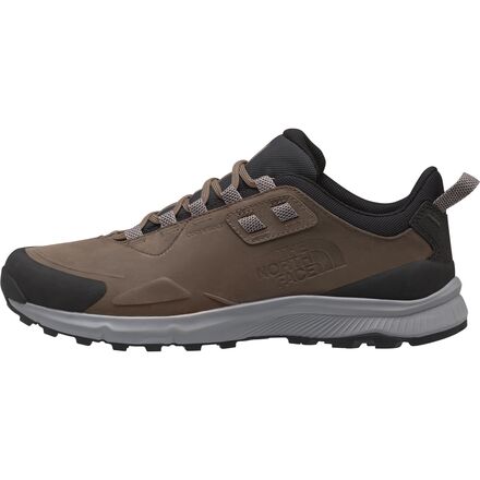 The North Face - Cragstone Leather WP Hiking Shoe - Men's - Bipartisan Brown/Meld Grey