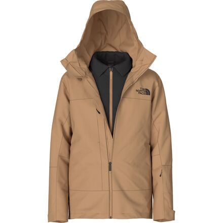 The North Face - ThermoBall Eco Snow Triclimate Jacket - Men's - Almond Butter/TNF Black