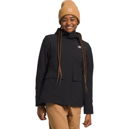 The North Face - Shelbe Raschel Insulated Hooded Jacket - Women's - TNF Black