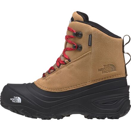 The North Face - Chilkat V Lace WP Boot - Kids' - Almond Butter/TNF Black