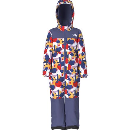 The North Face - Freedom Snow Suit - Toddlers' - Cave Blue Collage Shapes Print