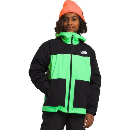 The North Face - Freedom Triclimate Jacket - Boys' - Chlorophyll Green/TNF Black