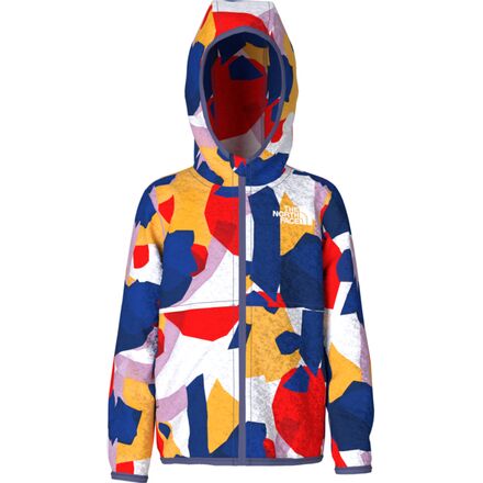 The North Face - Glacier Full-Zip Hoodie - Toddlers' - Cave Blue Collage Shapes Print