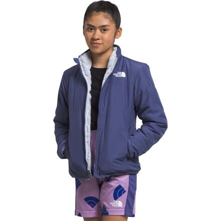 The North Face - Mossbud Reversible Jacket - Girls' - Cave Blue