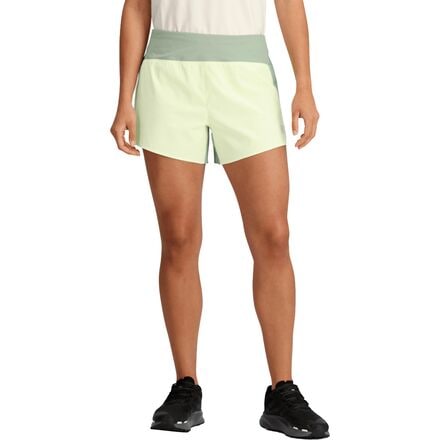 The North Face - Summer LT 4in Short - Women's - Astro Lime/Misty Sage
