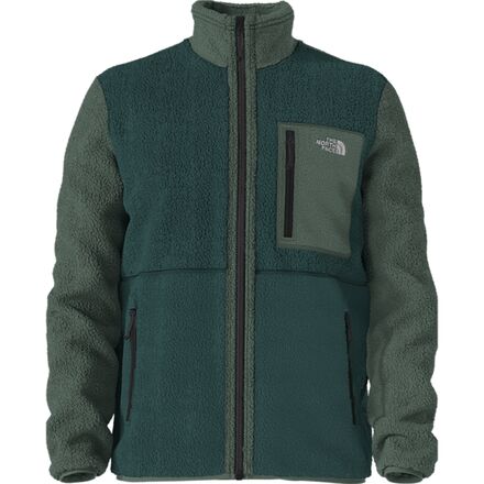 The North Face - Yumiori Full Zip Jacket - Men's - Deep Nori/Duck Green/TNF Black