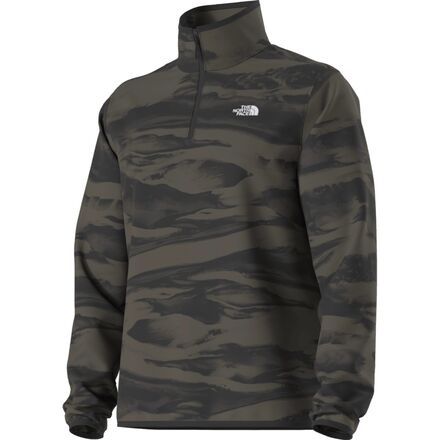The North Face - Glacier Fleece 1/4-Zip Print Jacket - Men's