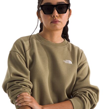 The North Face - Evolution Embroidered Oversized Crew Sweatshirt - Women's