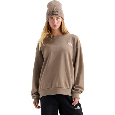 Evolution Embroidered Oversized Crew Sweatshirt - Women's